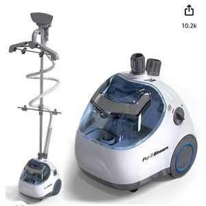 PurSteam Garment Steamer with Fabric Brush and Garment Hanger